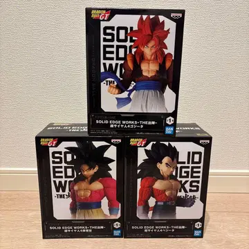 드래곤볼 GT 출진 초사이어인 4 오지터 손오공 베지터 3개 세트