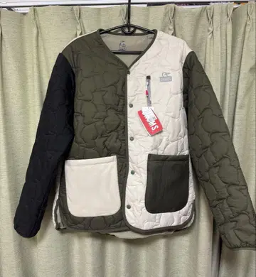 SHUMS 퀼팅 자켓 카키