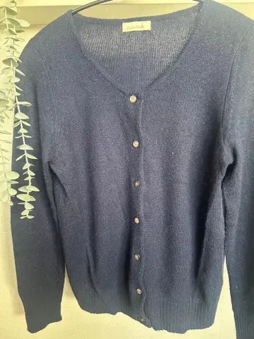 마오메이드 mao made 캐시미어 100% 가디건 네이비