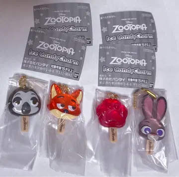 주토피아 아이스캔디 참 4종 세트