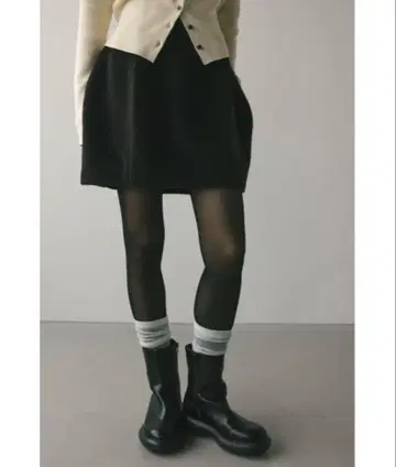 스타일 믹서기 샤기 미니 스커트 팬츠