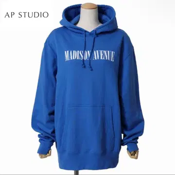 [ 완판템 ] 에이피에스튜디오 후드티 맨투맨 긴팔 블루 사이즈 F