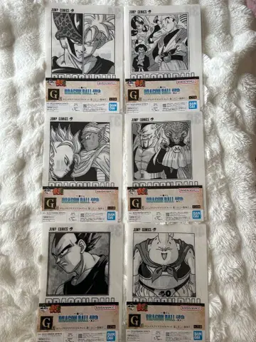 드래곤볼 제일복권 클리어 파일 세트 19점 40th