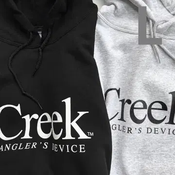 [ 새상품 ] creek 후드티 L 사이즈 quiet mountain