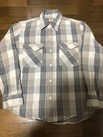 즉시 결제 슈가케인 체크 헤비 플란넬 셔츠