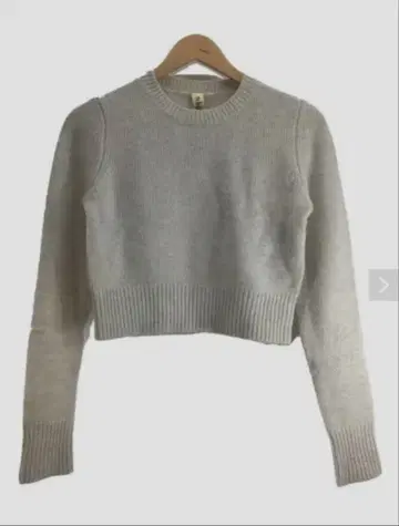 나곤스탠스 숏 기장 울 니트 38