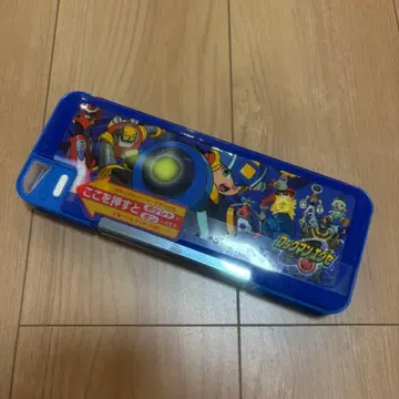 록맨 에그제 필통 미사용