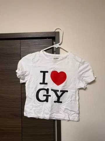 GLOWNY 한국 크롭 T셔츠