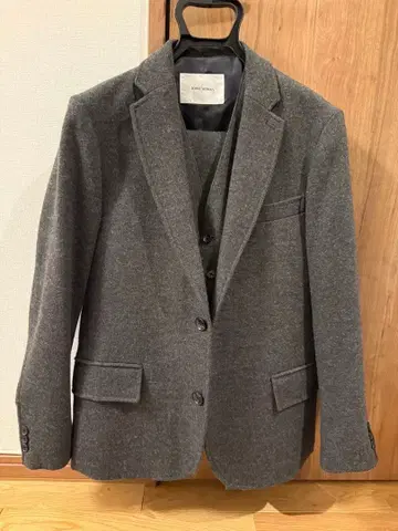 테일러드 자켓 팬츠 베스트 포함 그레이 S 사이즈