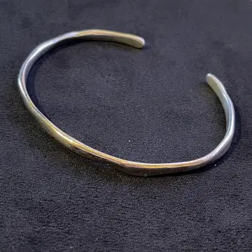 실버 925 심플 오픈 뱅글 빈티지