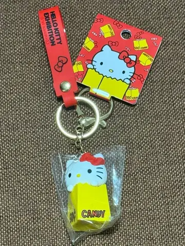 헬로키티전 입체 러버 키링 헬로키티
