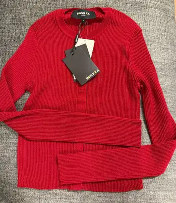 택 포함 새상품 [폴카] PAULE KA 가디건