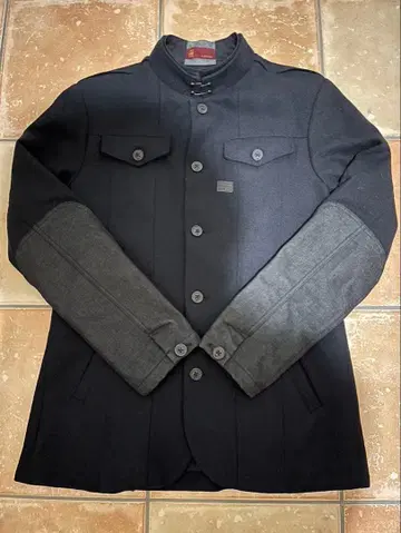 지스타 로우 울 자켓 코트