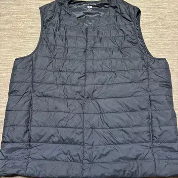 UNIQLO WARM PADDED 다운 베스트 XL 수납 봉투 포함