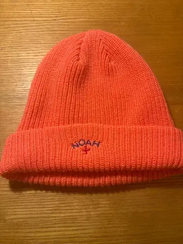NOAH 오렌지 니트 모자