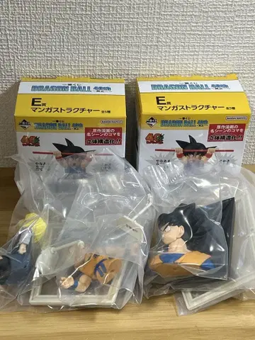 드래곤볼 40th 제일복권 E상 만화 스트럭처 피규어 세트