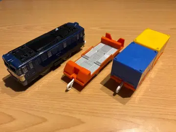 프라레일 EF60 19 전기 기관차 화차 2량 컨테이너 2개