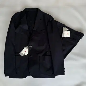 BEAMS LIGHTS 네이비 테일러드 자켓 팬츠 세트 L