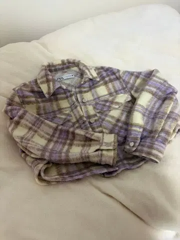 ZARA 체크 무늬 자켓