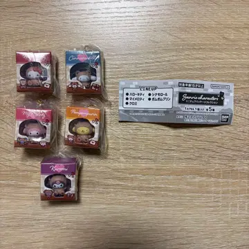 [ 미개봉 ] 산리오 미니어처 패키지 컬렉션 컴플리트 5종