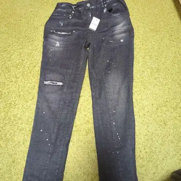 Day GLORY 데미지 진 블랙 M 새상품