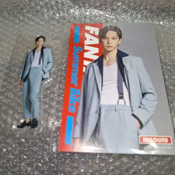 FANTASTICS Summer Bike 아크릴 스탠드 엽서 호리 나츠키