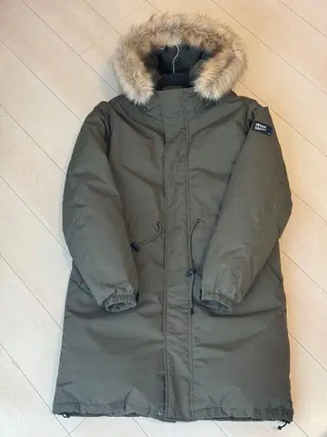 ZARA 후드 부착 롱 다운 자켓