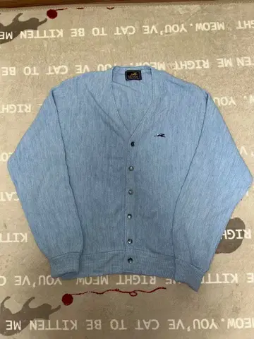 THE HARE 라이트 블루 니트 가디건 L 사이즈 구제 의류 아메카지
