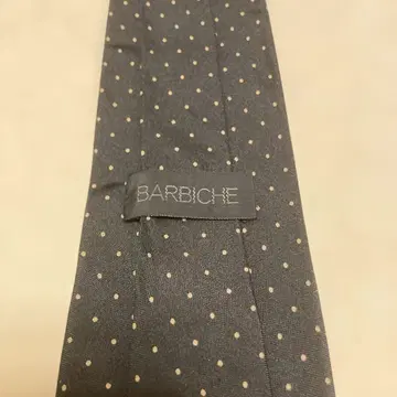 BARBICHE 도트 무늬 넥타이 100% 실크