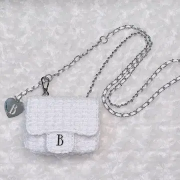 The Barnnet 미니 체인 백 아이보리