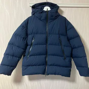 [새상품급] MUJI 무인양품 후디드 다운 자켓 유니클로 네이비
