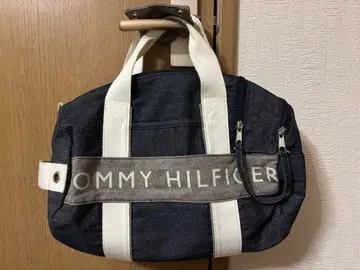 TOMMY HILFIGER 데님 원단 숄더백