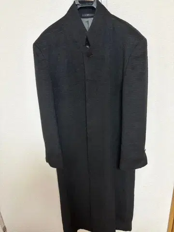 전설을 걸쳐라! riki takeuchi 블랙 롱 코트 48