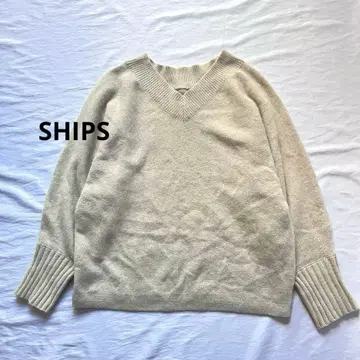 앞뒤 착용 가능 SHIPS 폭스 울 2way 니트 쉽스
