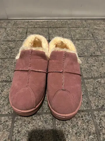 [ 미사용품 ] 핑크 스웨이드 어그 부츠