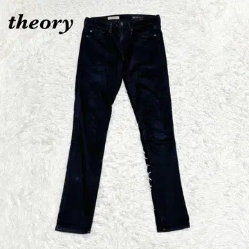 [새상품급] theory 코튼 스트레치 스키니 팬츠 026 블랙