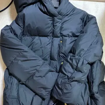 슬로브 이에나 후드 부착 다운 자켓