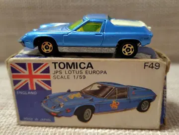 토미카 파랑 상자 F49 JPS 로터스 유럽 일본제 당시물