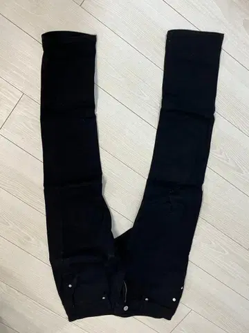 EDWIN 블랙 스트레이트 데님 S