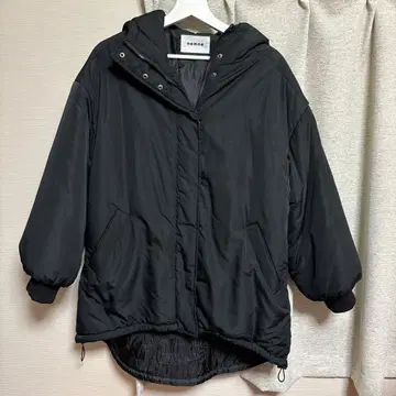 nemne 충전솜 몬스터 후드티 블랙