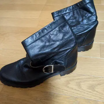 천연 가죽 부츠