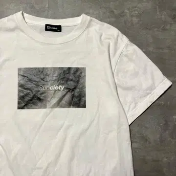 정가: 7,700엔 Subciety 렌트겐 포토 프린트 T셔츠