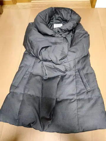 그레이 롱 코트 폴리에스테르