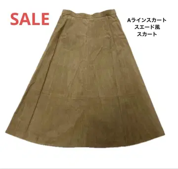 선착순 A라인 스커트 스웨이드풍 스커트