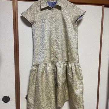 Place Departure 꽃무늬 자수 A라인 원피스