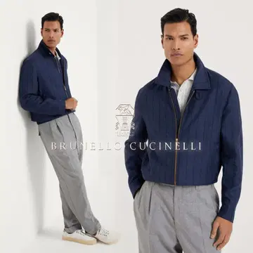 R04 컨디션 최상 24-25AW 최고급 울 블루종 브루넬로쿠치넬리