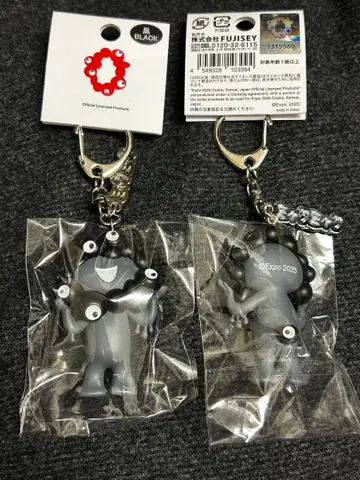 EXPO2025 미야쿠미야쿠 PVC 키링 블랙 2개