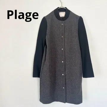 플라주 바시티 자켓형 코트 울