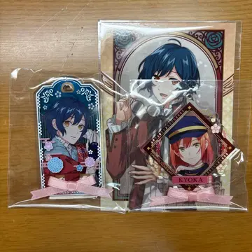 메이지 동경 연가 재수주 트레이딩 리본 타이 아크릴 플레이트 키체인