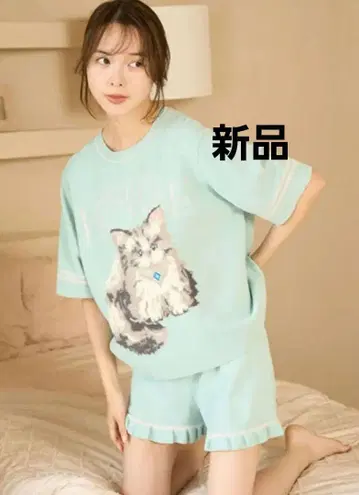 CAT 라메 니트 숏팬츠 SNIDEL HOME 스나이델 홈